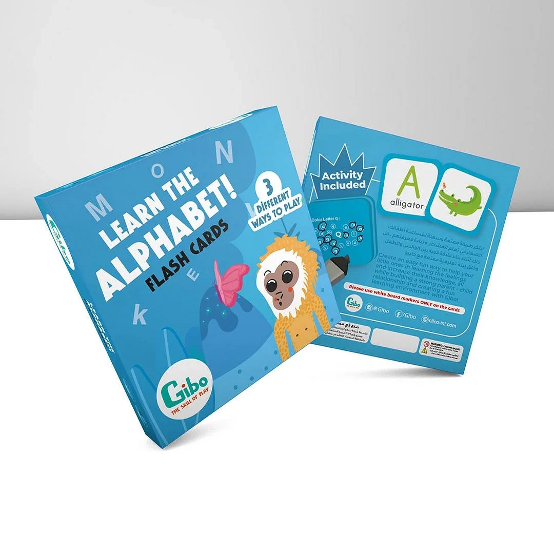 Nilco Gibo Flash Card Learn to Alphabet