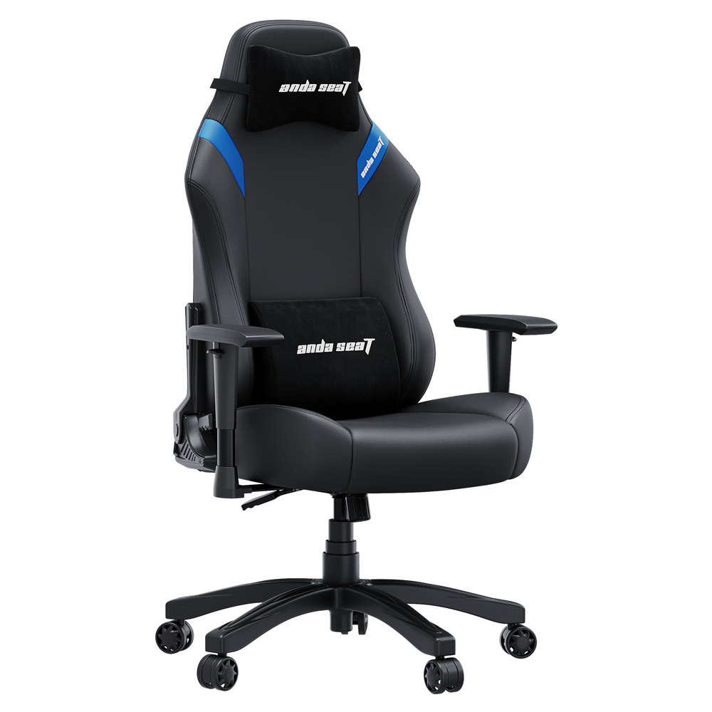 Anda Seat Luna Premium Gaming Chair Large Black Blue
