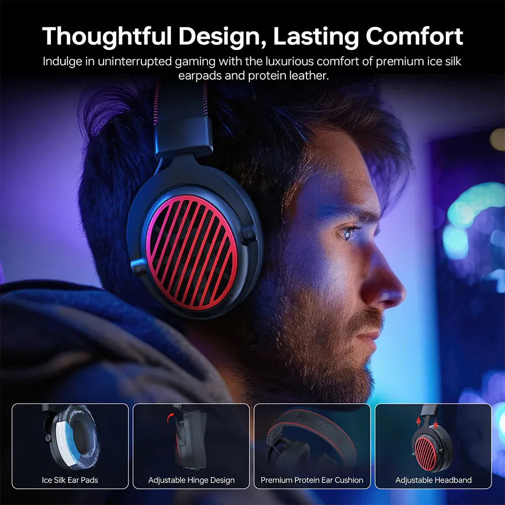 Redragon H540 Luna Wired Gaming Headset - Black