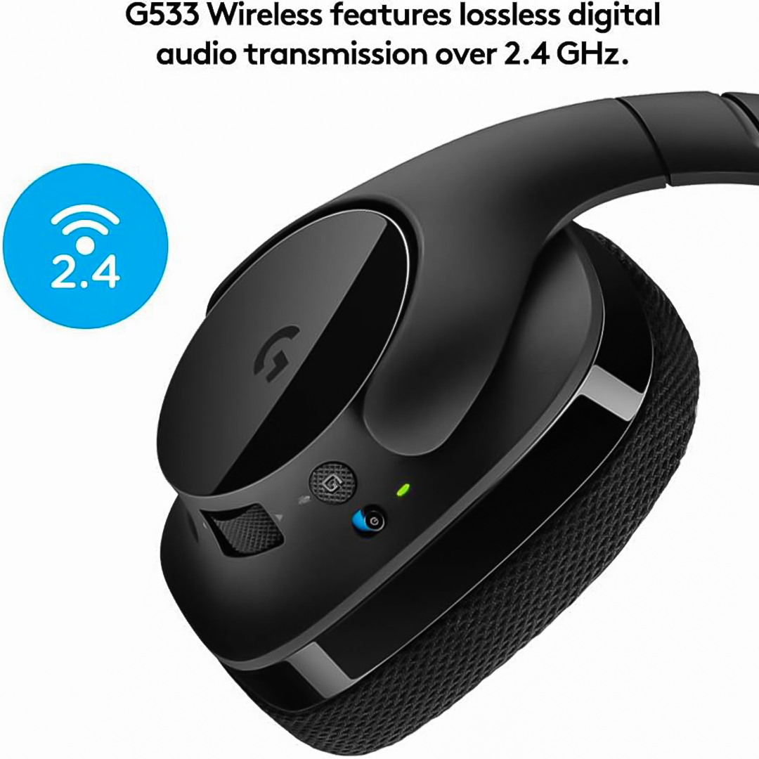 سماعة جيمنج لوجيتك G533 لاسلكية