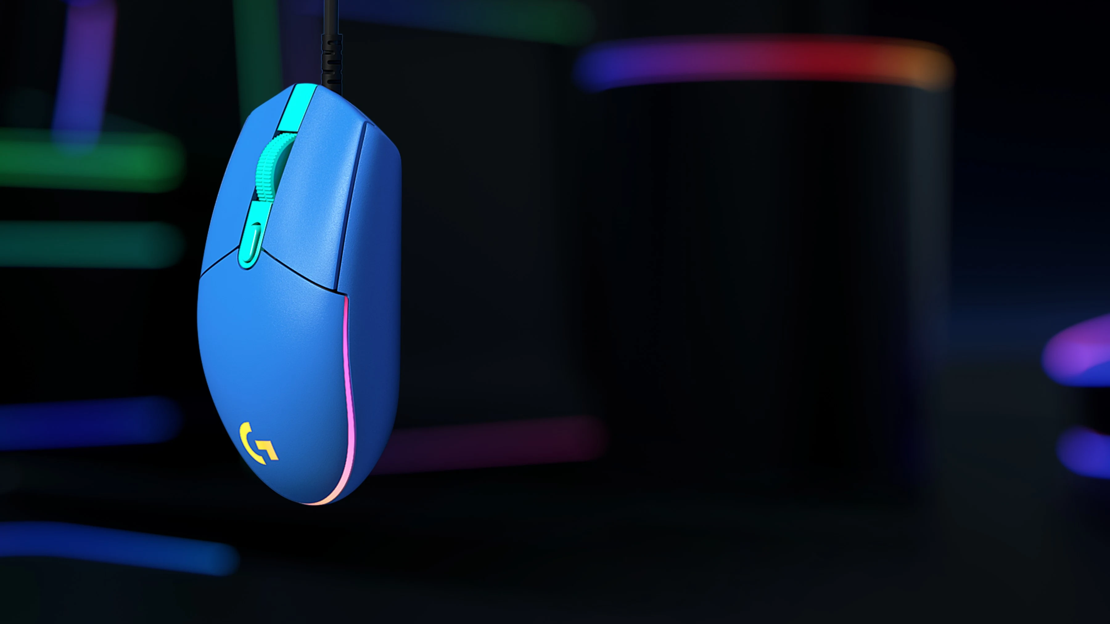 Logitech G203 Lightsync Optical Wired Gaming Mouse RGB - Blue