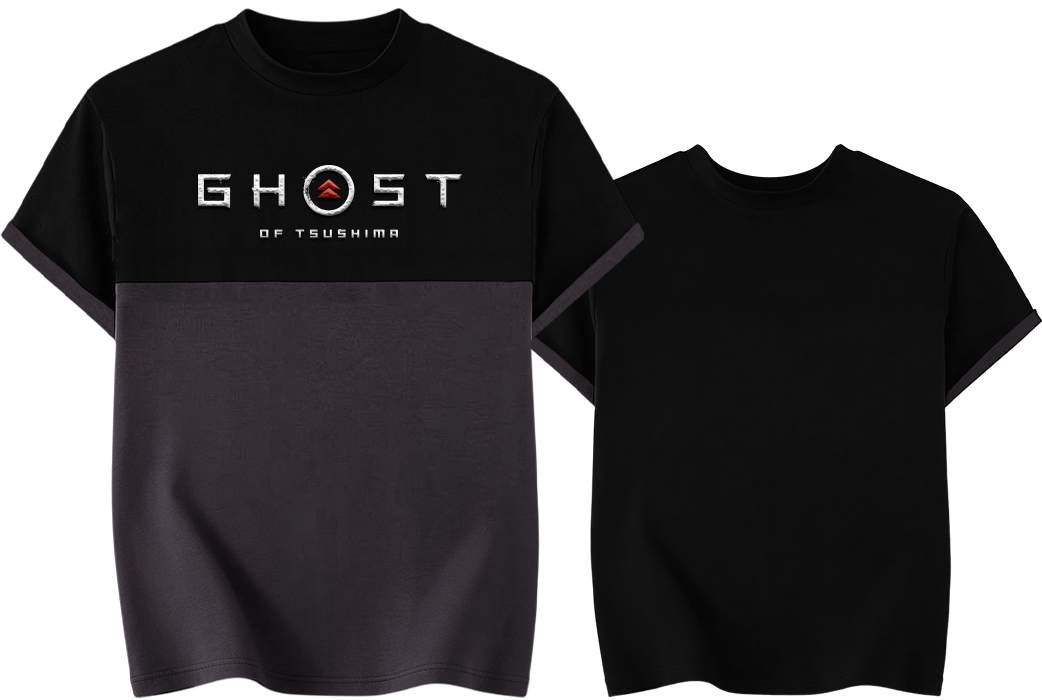 Silent Blade – Ghost of Tsushima T-Shirt Front and Back