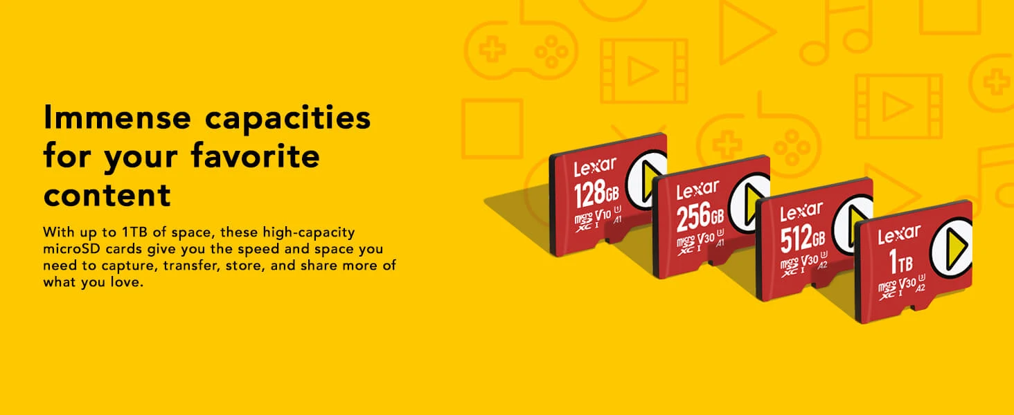 Lexar 128GB PLAY microSDXC Usage