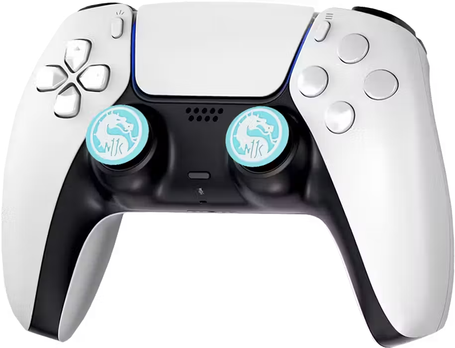 Deadskull Mortal Kombat White Dragon Thumb Grips - 4PCS