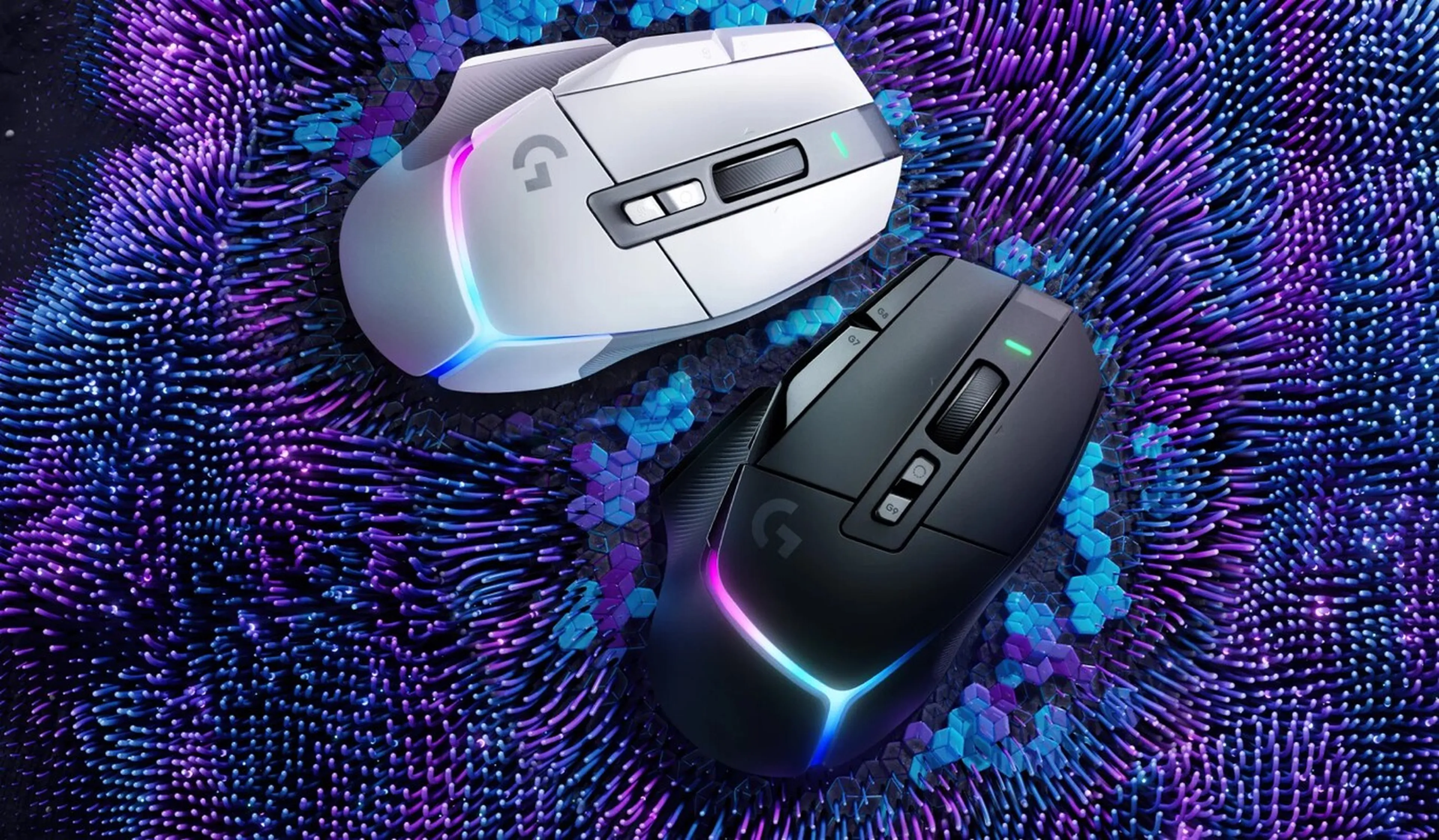 ماوس جيمنج لاسلكي G502 X PLUS بإضاءة ار جي بي من لوجيتيك - أسود