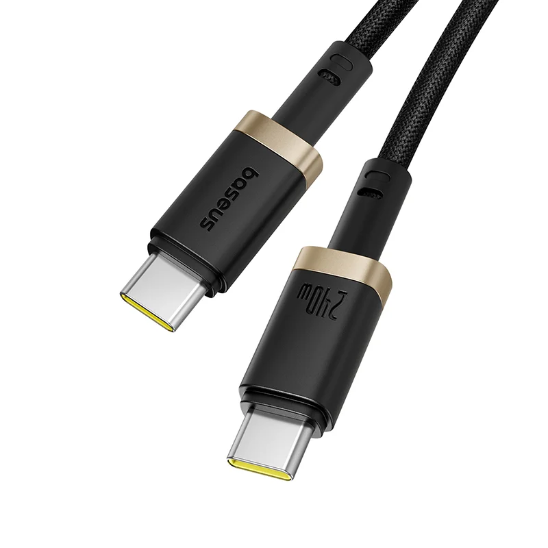 Baseus Dura USB-C to USB-C Cable 240W - 1M - Gold/Black