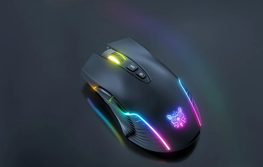 Onikuma CW905 RGB Wireless Gaming Mouse - Black