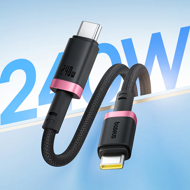 Baseus Dura USB-C to USB-C Cable 240W - 1M - Red/Black