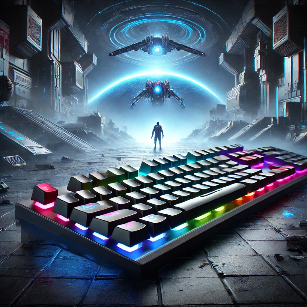 XTRIKE ME GK-918 Rainbow Backlight Blue Switch Mechanical Gaming Keyboard