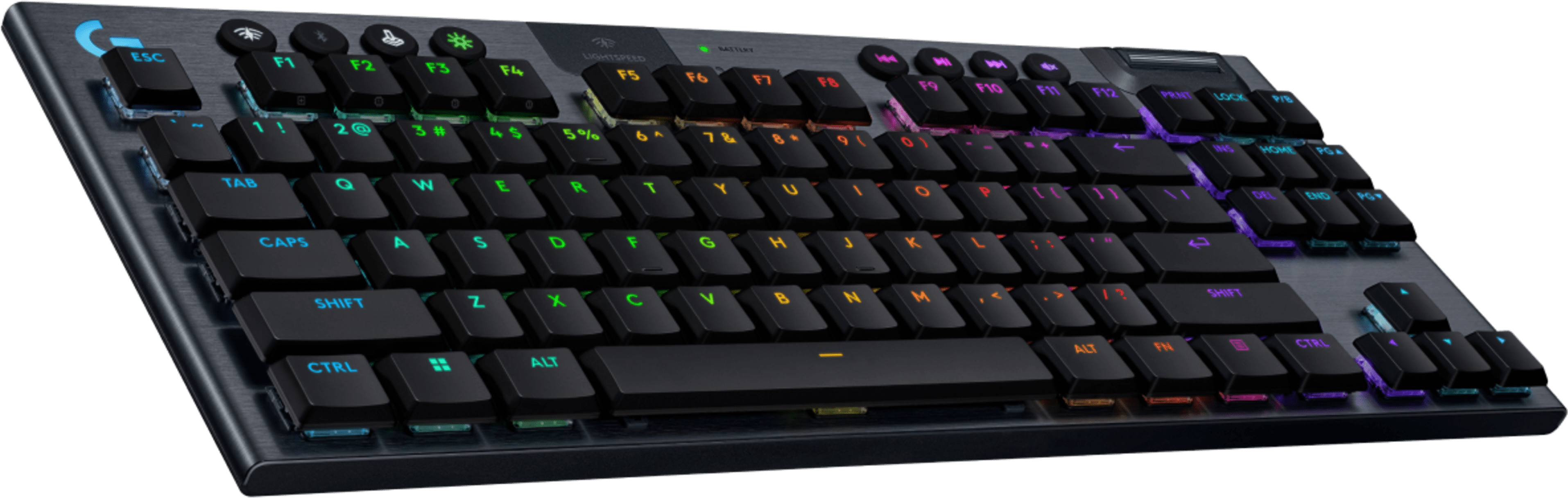 Logitech G915 X Lightspeed Low-Profile TKL Wireless Gaming Keyboard - Black