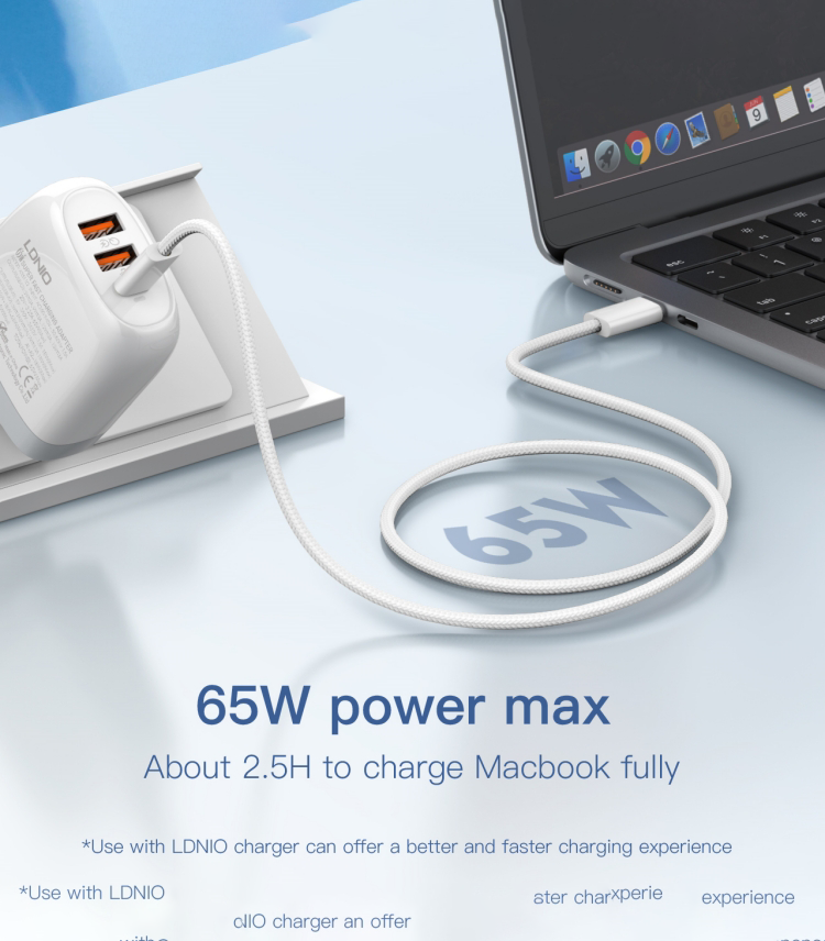 LDNIO LC901-C Fast Charging Data Cable Type-C To Type-C