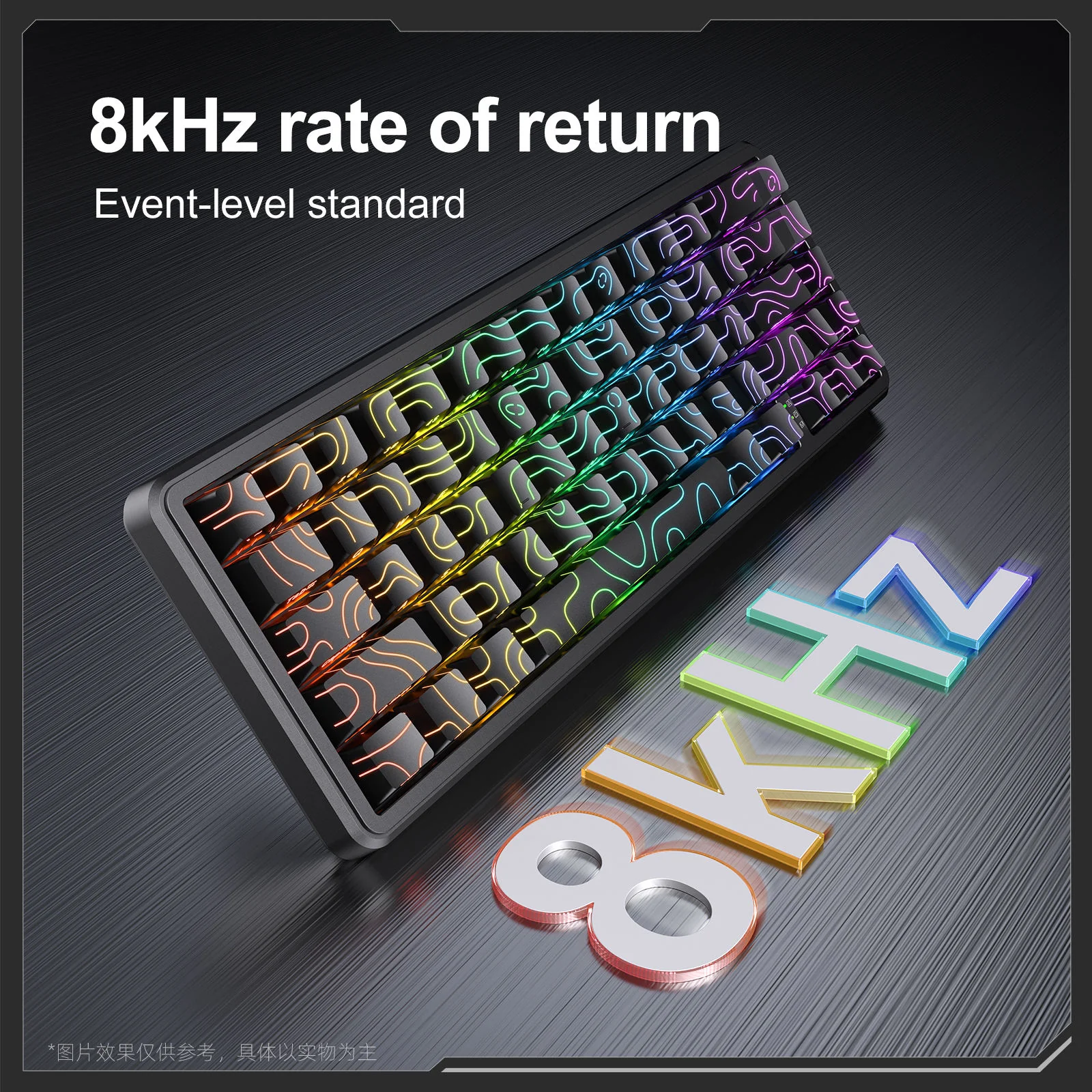 ONIKUMA G67 RGB Wired Hall-Effect Magnetic Gaming Keyboard - Black