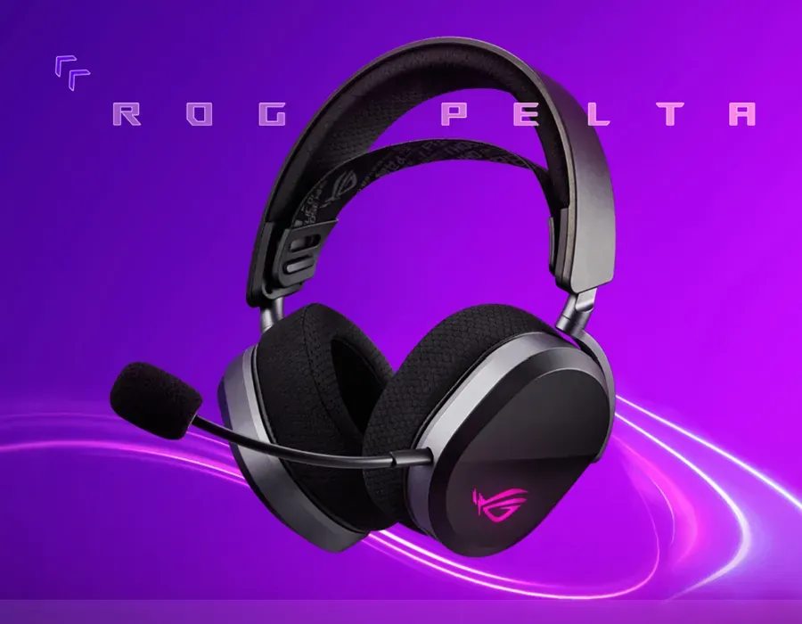 إيه إس يو إس روج پلتا تراي-مود RGB هيدسيت جيمينج وايرلس - أسود