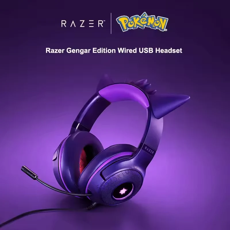 Razer Kraken Kitty V2 - Gengar Edition wired Gaming Headset