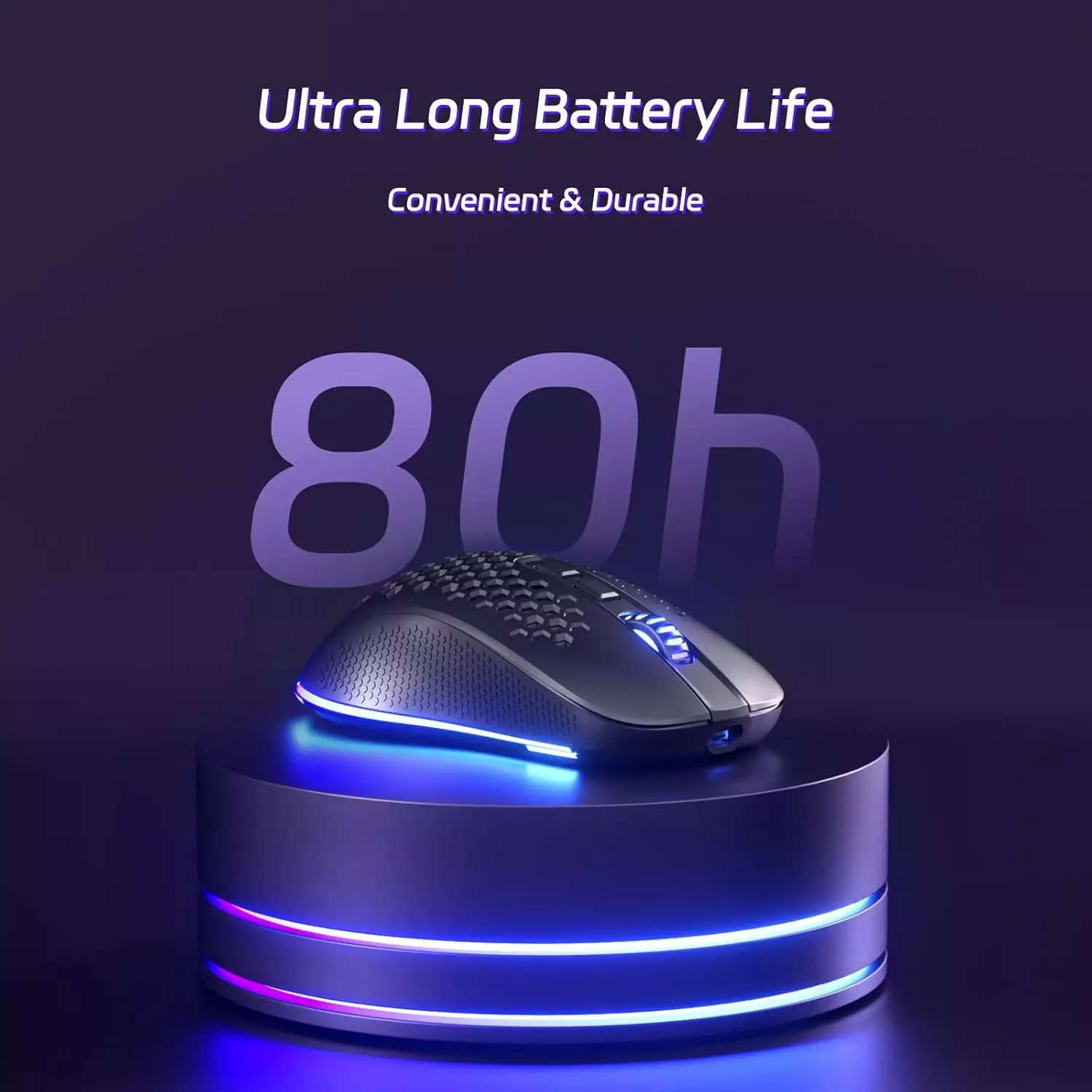 Redragon M694 HANA Tri Mode Wireless Gaming Mouse - Black