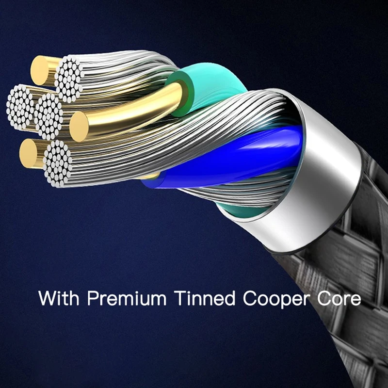 Yesido CA62 Aluminum Aloy USB to Type-C Braided Data Cable - 1.2M