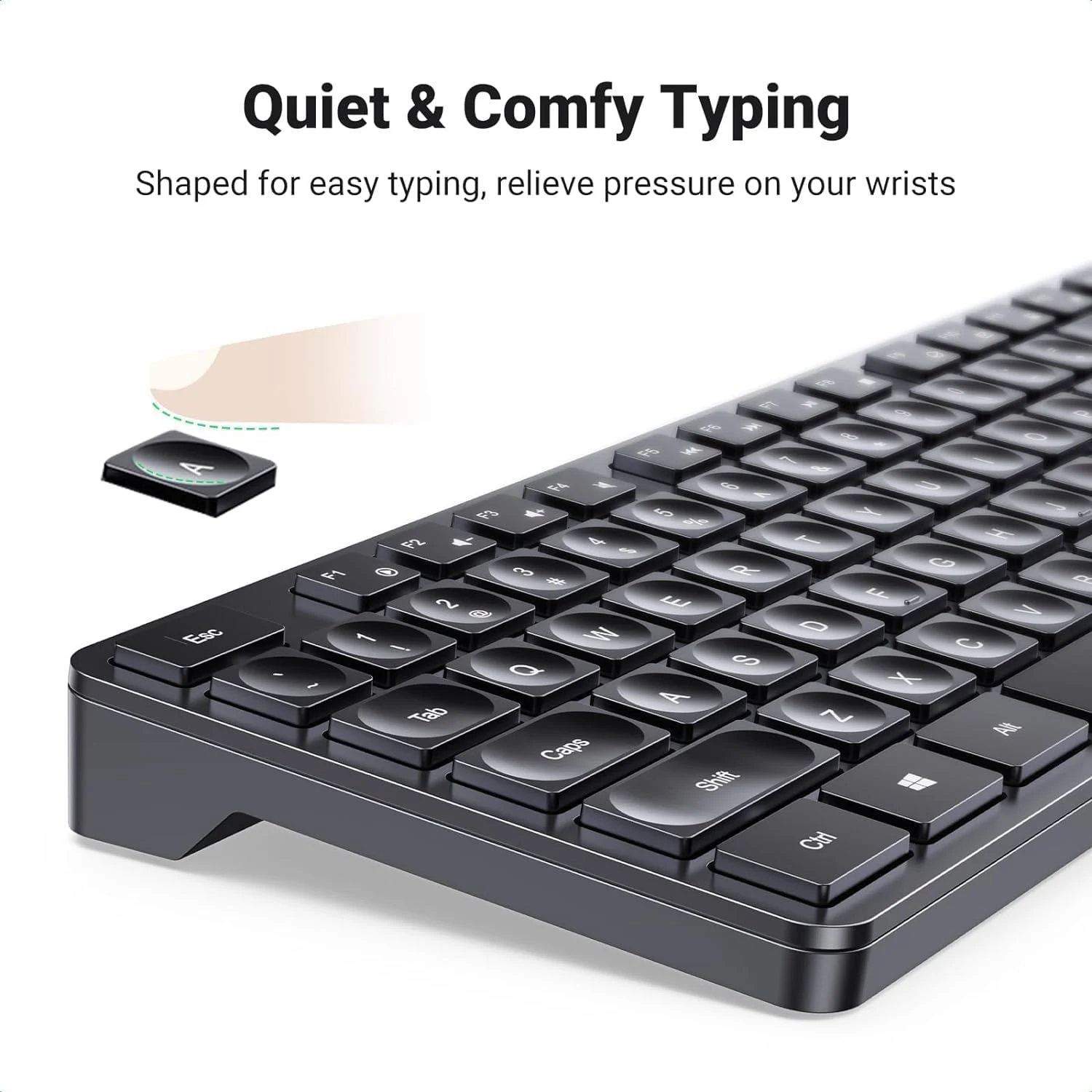 UGREEN MK006 Wireless Keyboard & Mouse – 2.4GHz