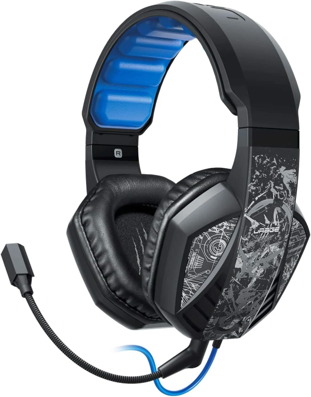 uRage SoundZ 310 Wired Stereo Gaming Headset – Black