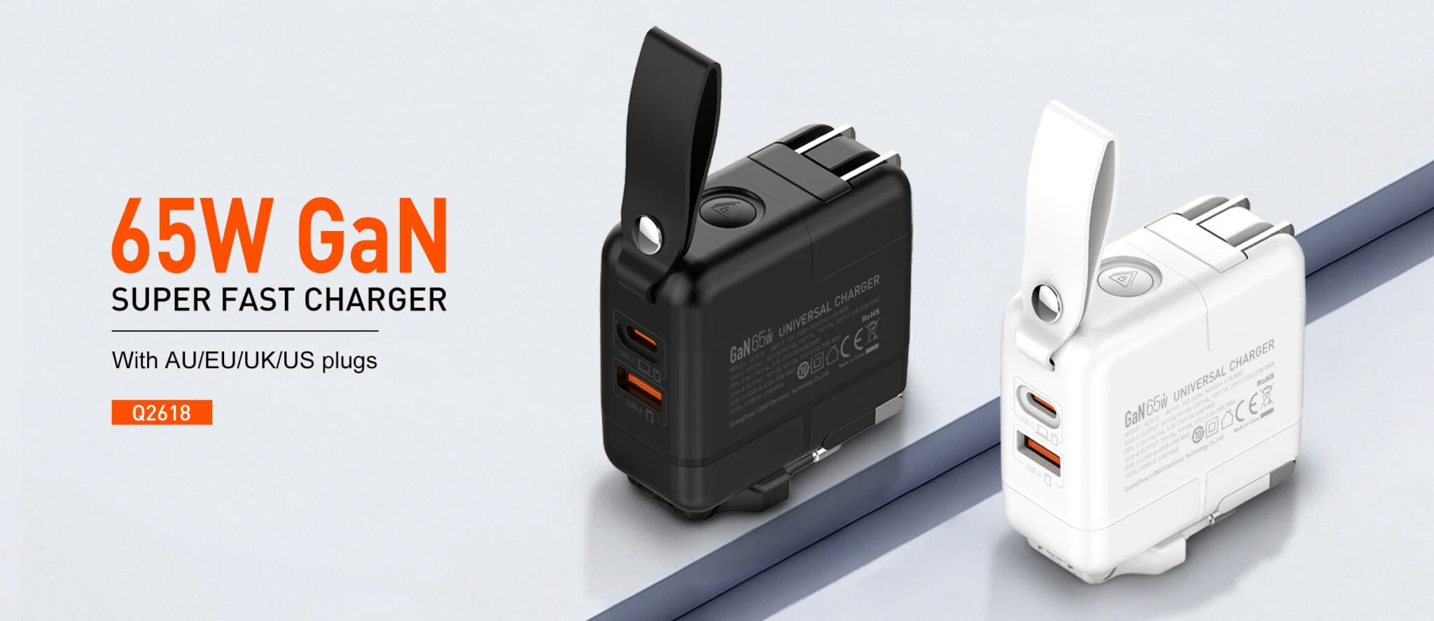 LDNIO Q2618 GaN Fast Charging Universal Travel Fast Charger 65W