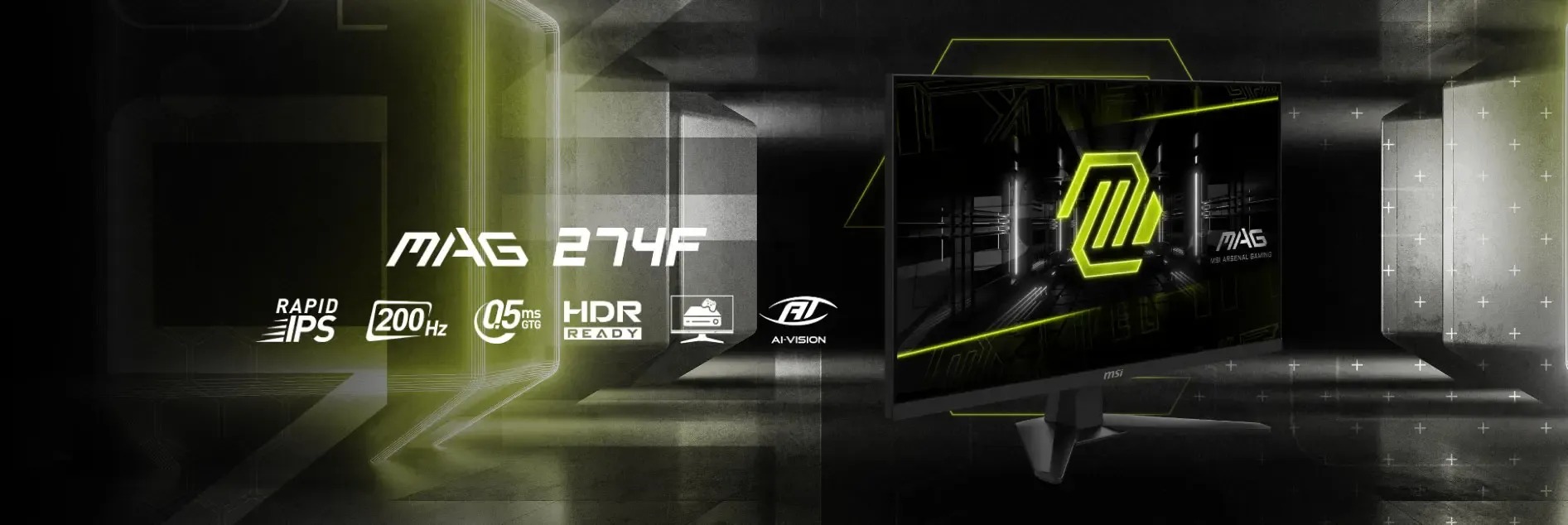 MSI MAG 274F – 27" FHD 200Hz Rapid IPS Gaming Monitor
