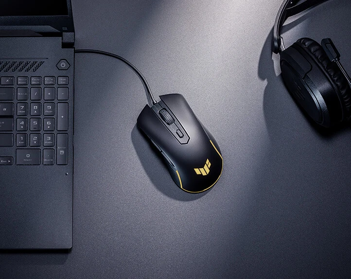 اسوس ماوس الالعاب السلكي تاف جيمينج M3 الجيل الثاني RGB - أسود