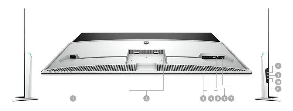 Alienware AW5520QF 4K OLED Gaming Monitor - 55 Inch
