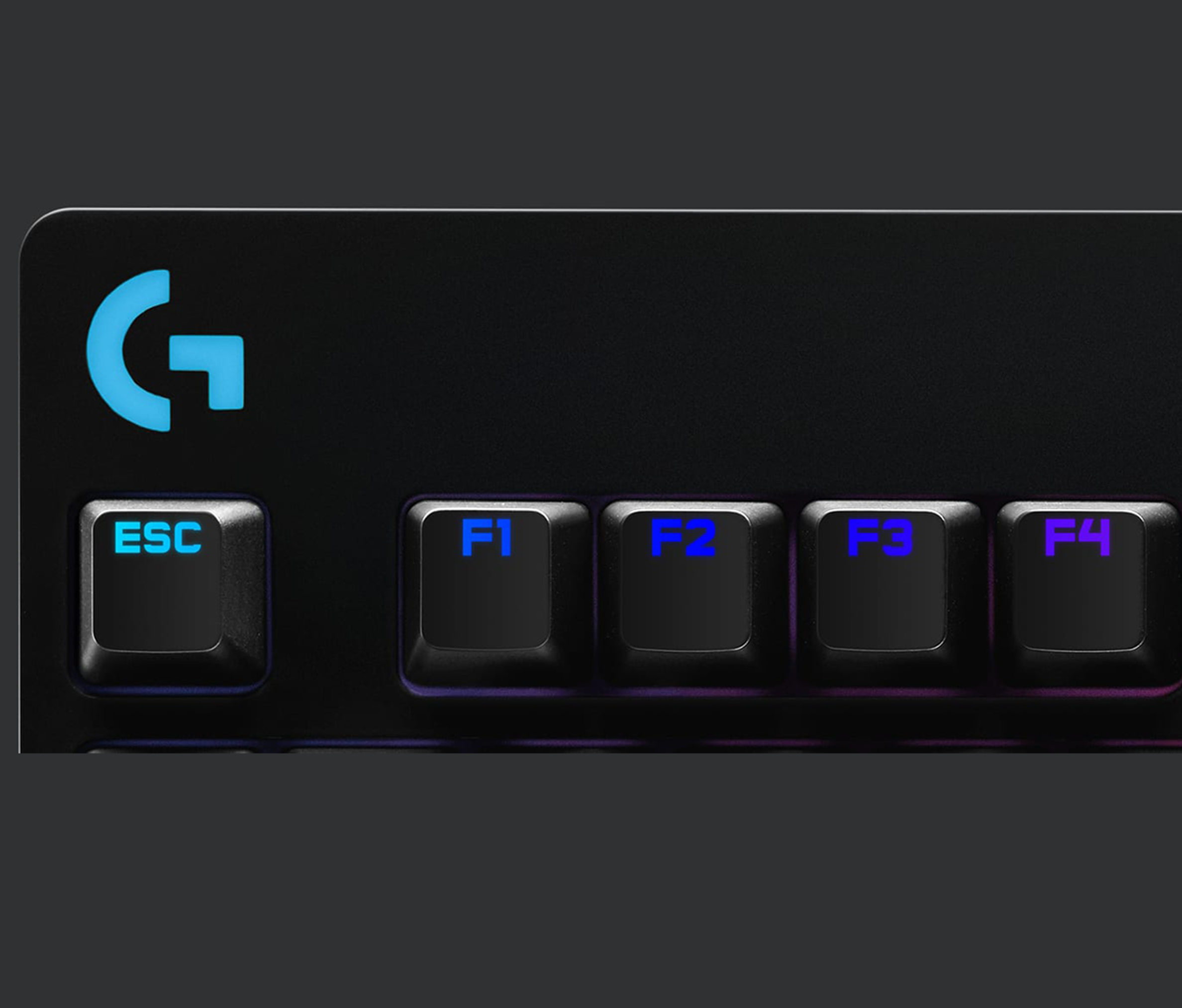 Logitech G PRO RGB Gaming Wired Keyboard with Mechanical Blue Clicky Switches - Black