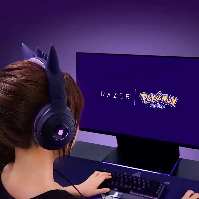 Razer Kraken Kitty V2 - Gengar Edition wired Gaming Headset