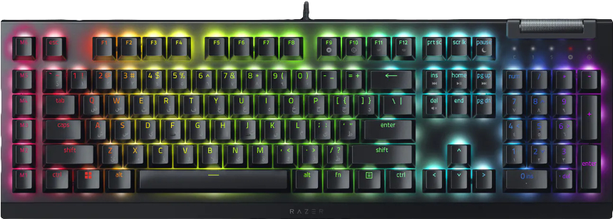 Razer BlackWidow V4 X - RGB Mechanical Gaming Keyboard - Arabic Layout