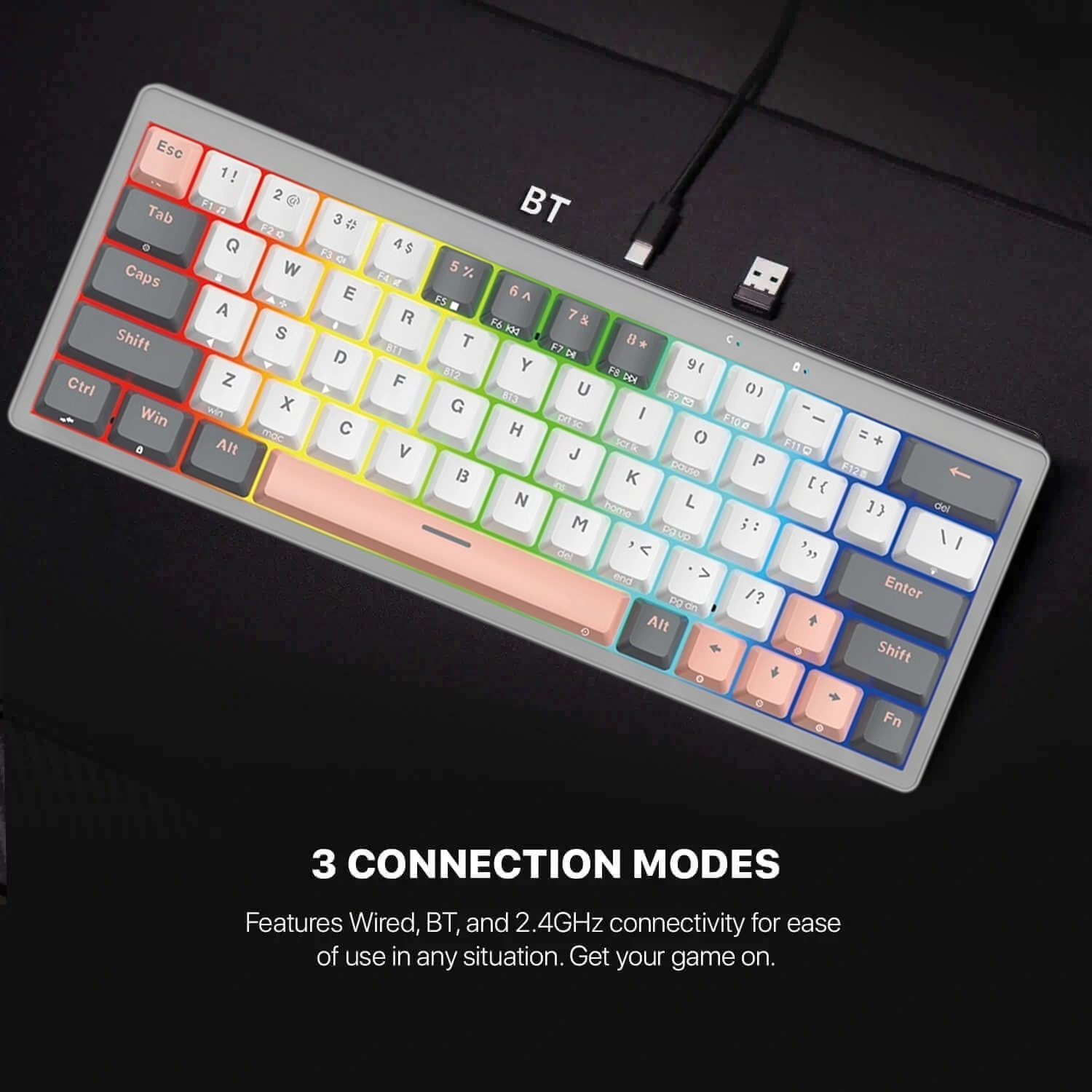 فانتك ATOM PRO63 MK912 ساترن – رمادي (سويتش أزرق)