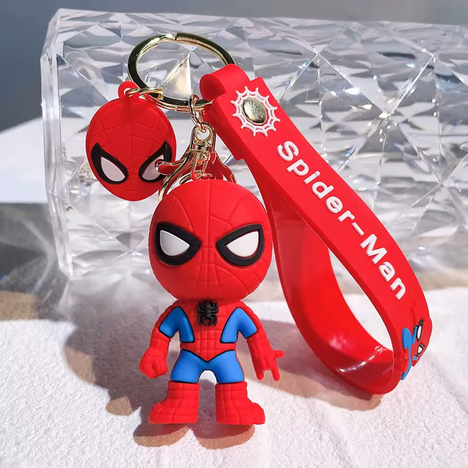 Marvel Spider-Man Red Suit with Wrist Strap - Keychain Medal in Egypt ...