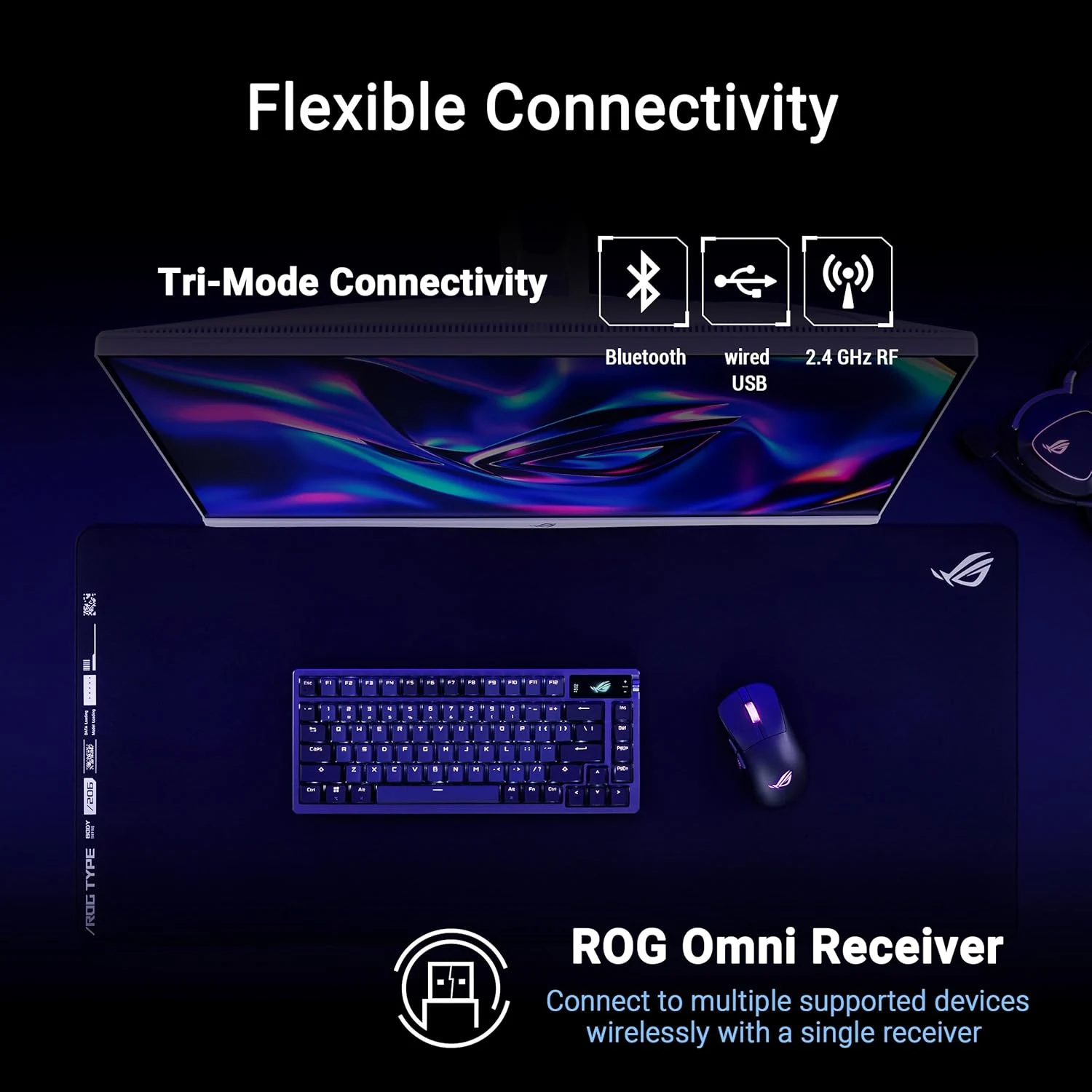 ASUS ROG Keris II Origin RGB Wireless Gaming Mouse - Black