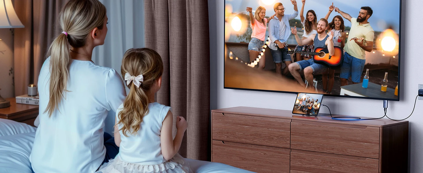 يوجرين CM675 كابل USB-C إلى HDMI بدقة 4K 60Hz قوة 100 واط – 2 متر