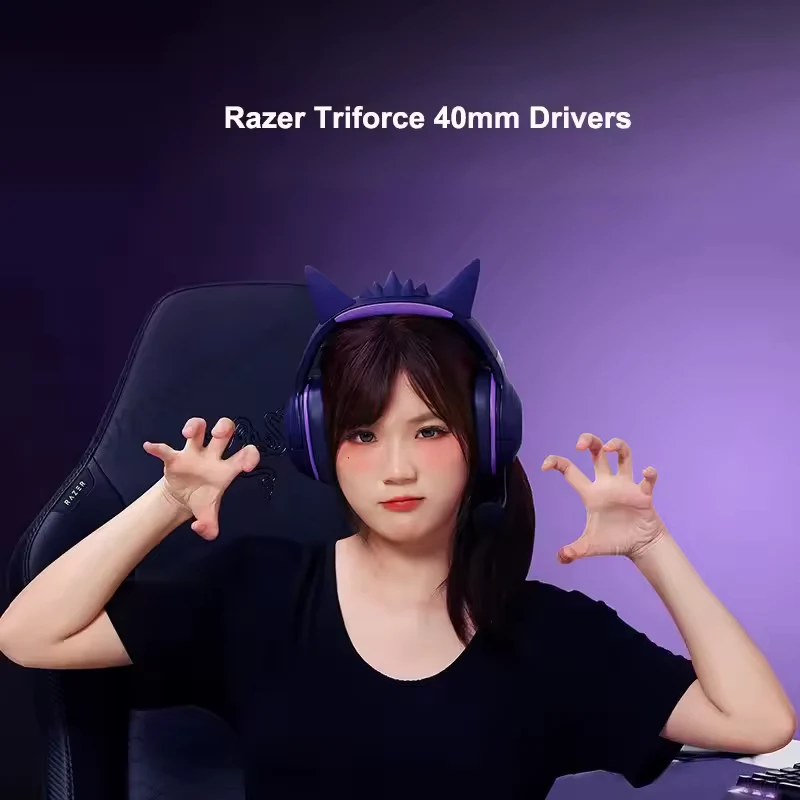 Razer Kraken Kitty V2 - Gengar Edition wired Gaming Headset