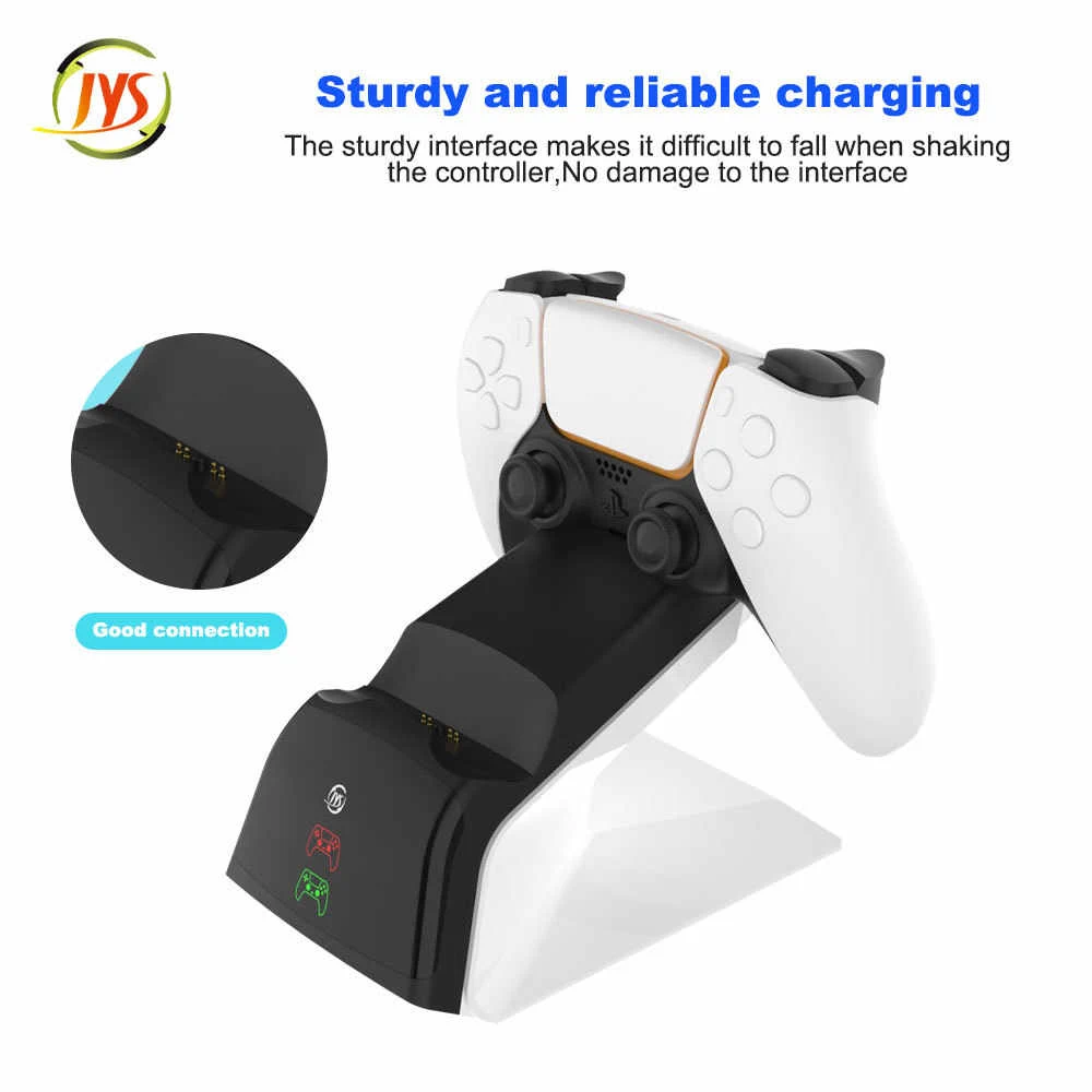 Stable charging contact for PS5 controller
