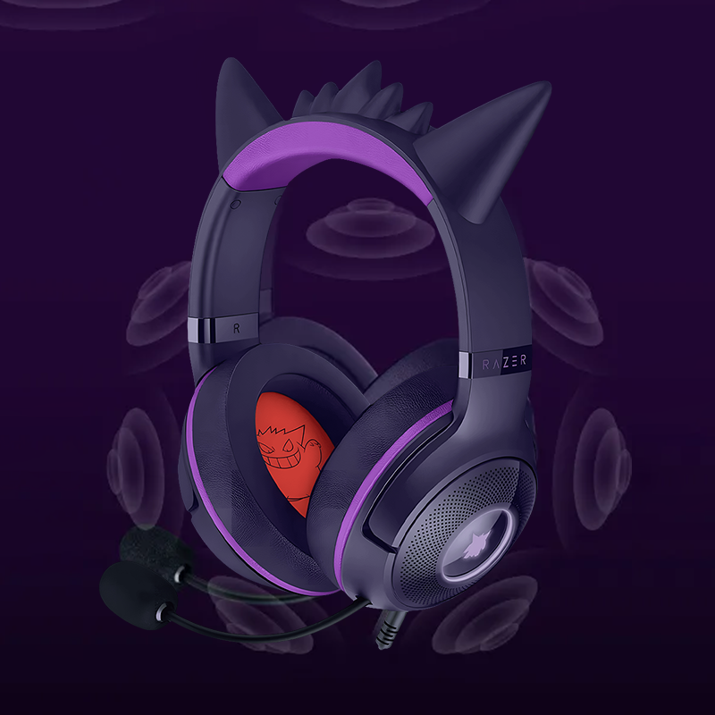 Razer Kraken Kitty V2 - Gengar Edition wired Gaming Headset