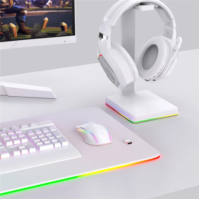 Onikuma CW905 Wireless RGB Gaming Mouse - White