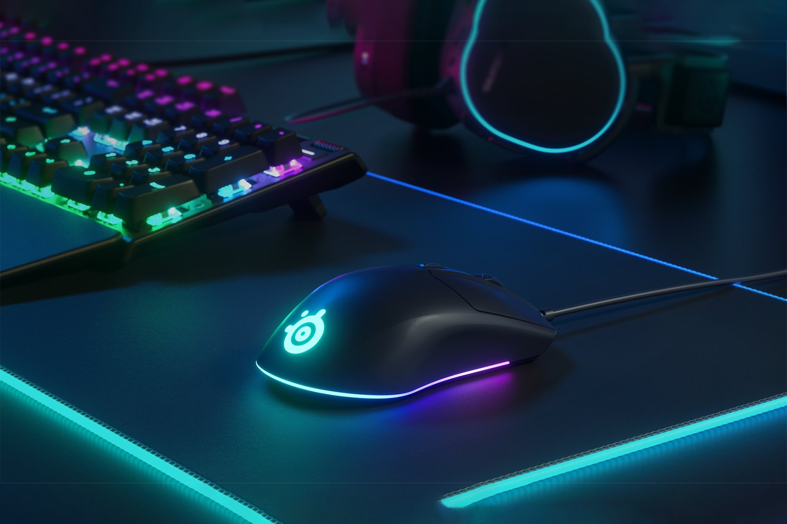 SteelSeries Rival 3 Wired Gaming Mouse - Black