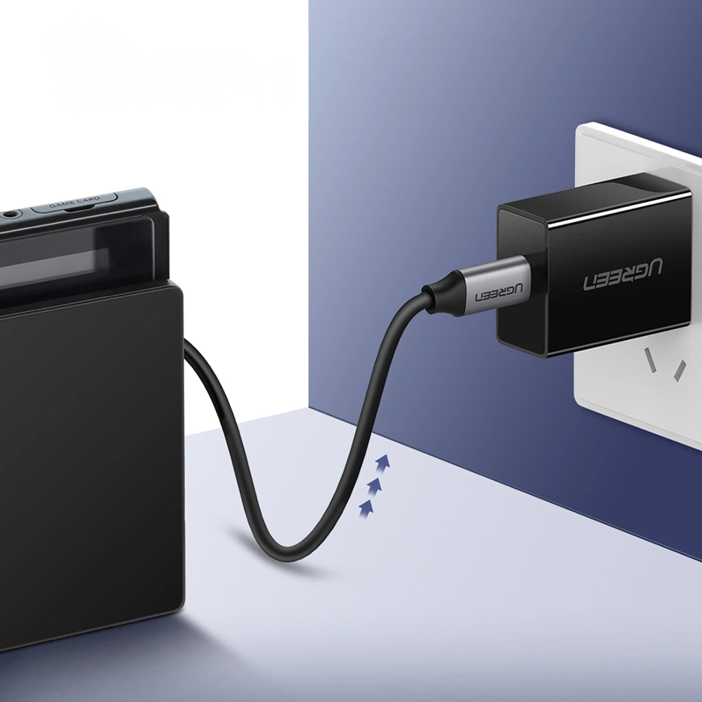 يوجرين US161 كابل USB-C 3.1 ذكر إلى USB-C 3.1 ذكر – بطول 1.5 متر