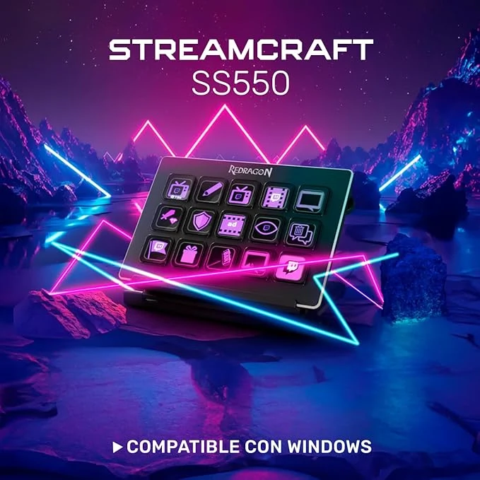 Streamcraft Redragon SS-550 Streamcraft Stream Deck Station - Black in Egypt | Best ...