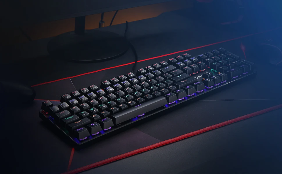 Redragon K608 Valheim Rainbow Wired Gaming Keyboard with Black Switch