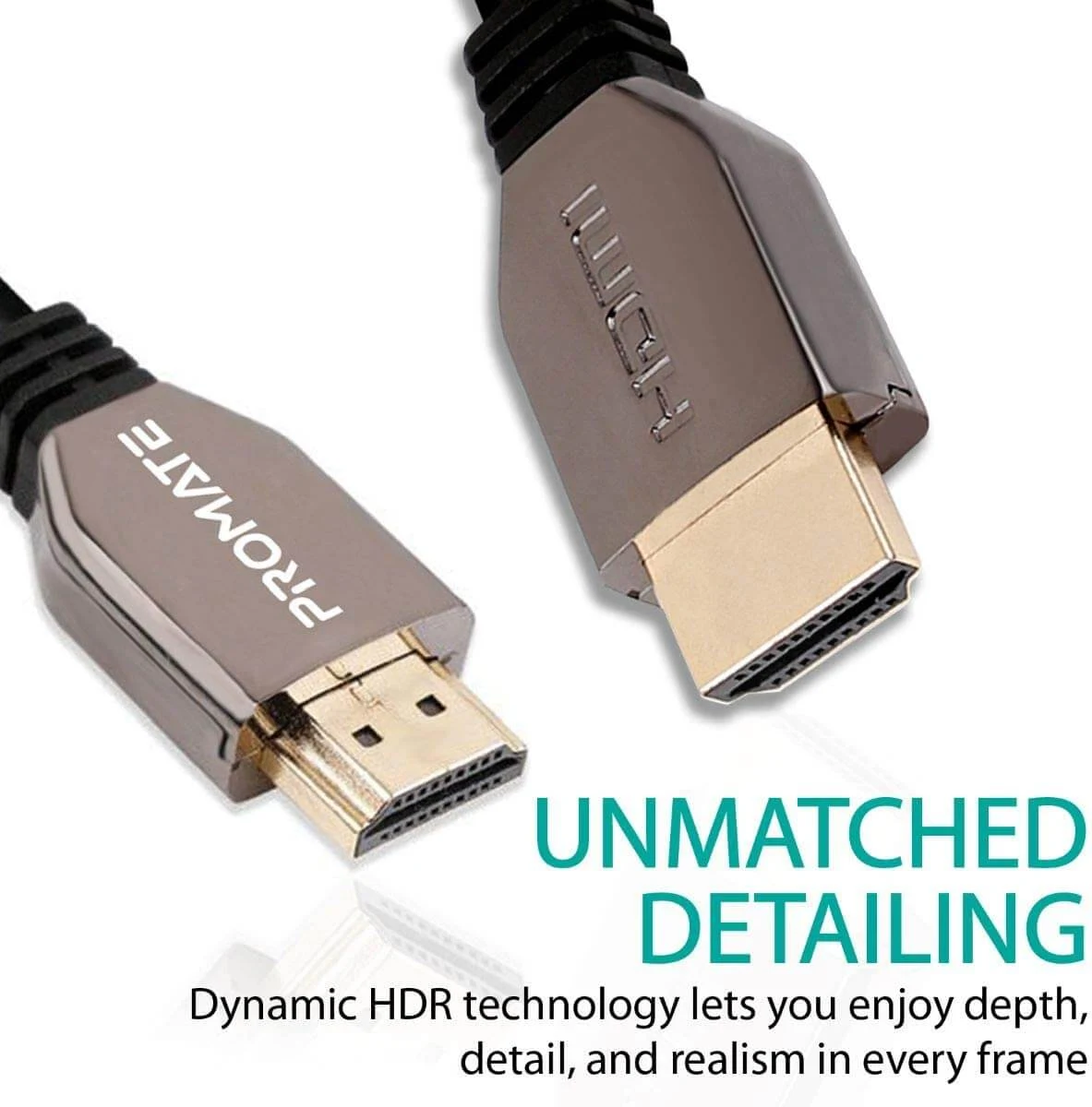 كابل HDMI 2.1 من بروميت ، 48 جيجابت في الثانية 8 كيلو HDMI إلى HDMI (2 متر)