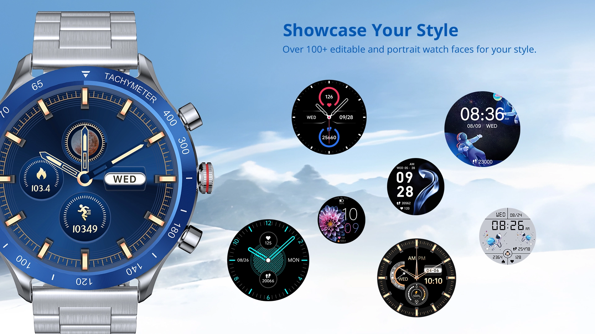 Motive 9 Max Smartwatch Extra