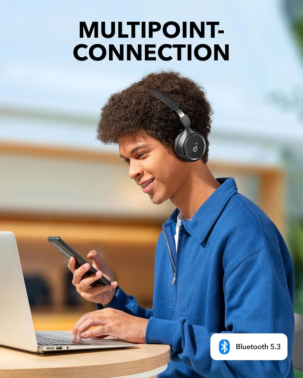Anker Soundcore H30i Wireless Headphones - Black