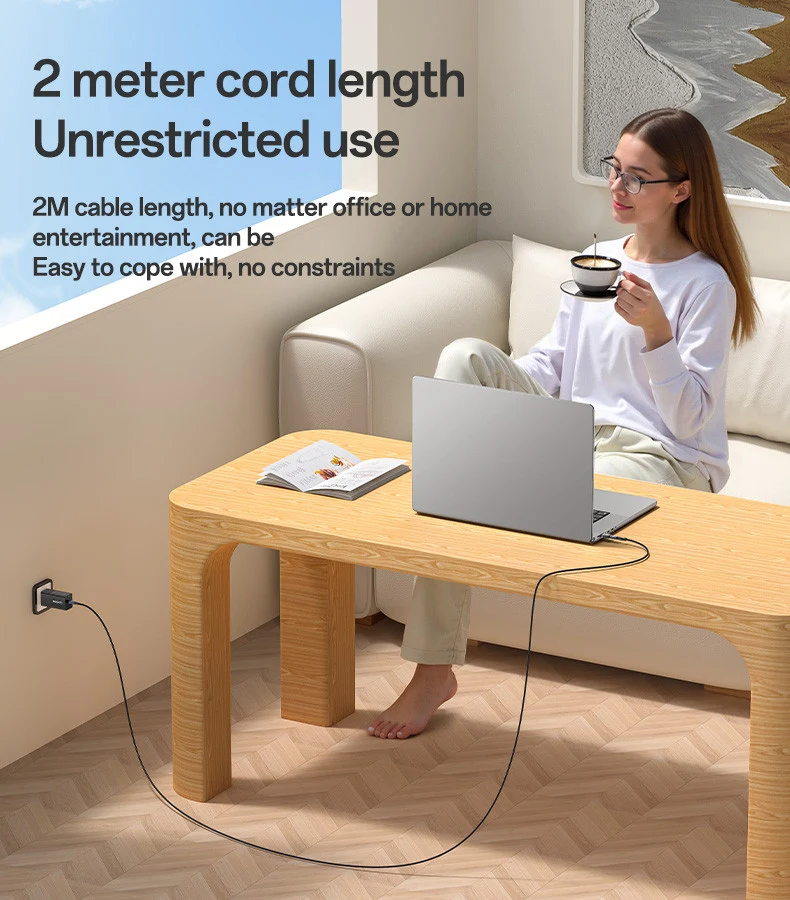 Yesido CA197 240W Fast Charging Type-C To Type-C/Magsafe 3 (Macbook) 2M