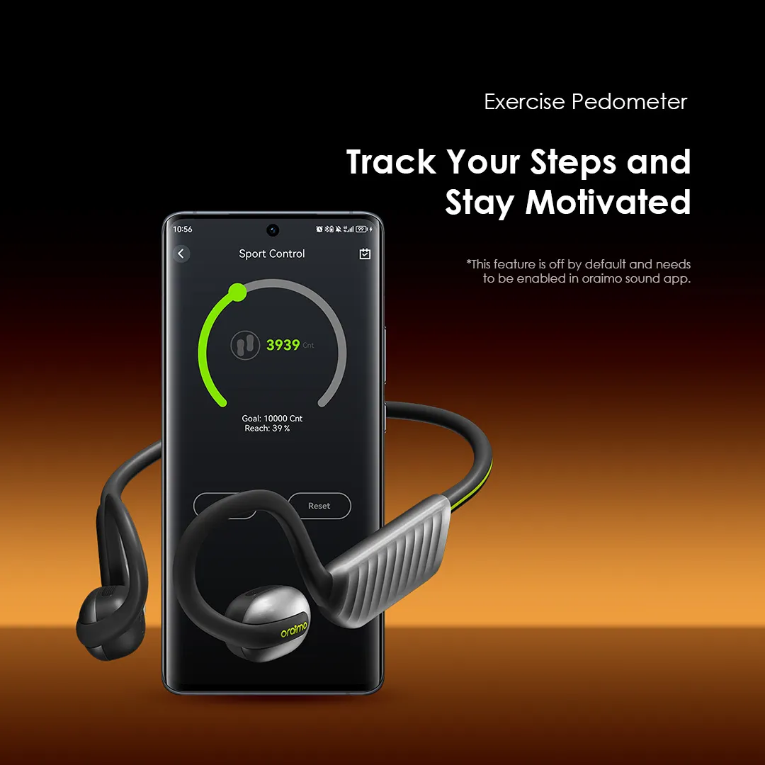 Oraimo OPN-672 OpenCirclet 2 Open-Ear Headphones - Graphite Grey