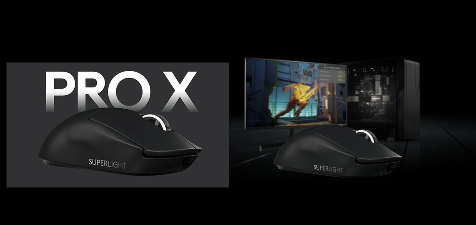 Logitech Pro X Superlight Wireless Gaming Mouse - Black
