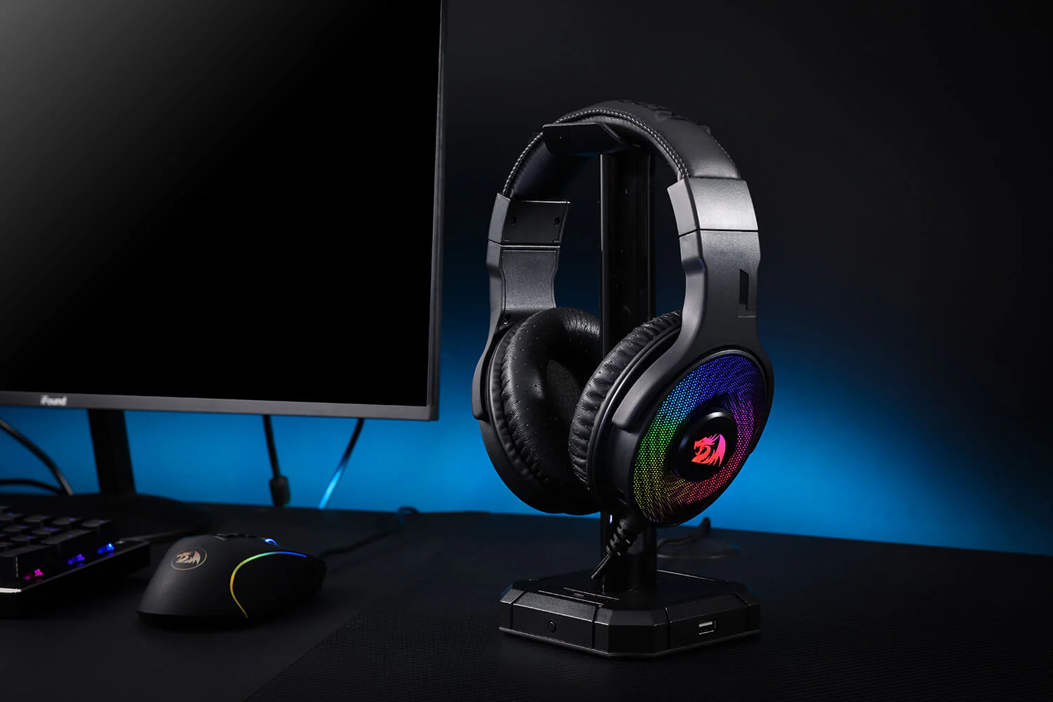 Redragon H350 Pandora RGB Wired Gaming Headset for PC