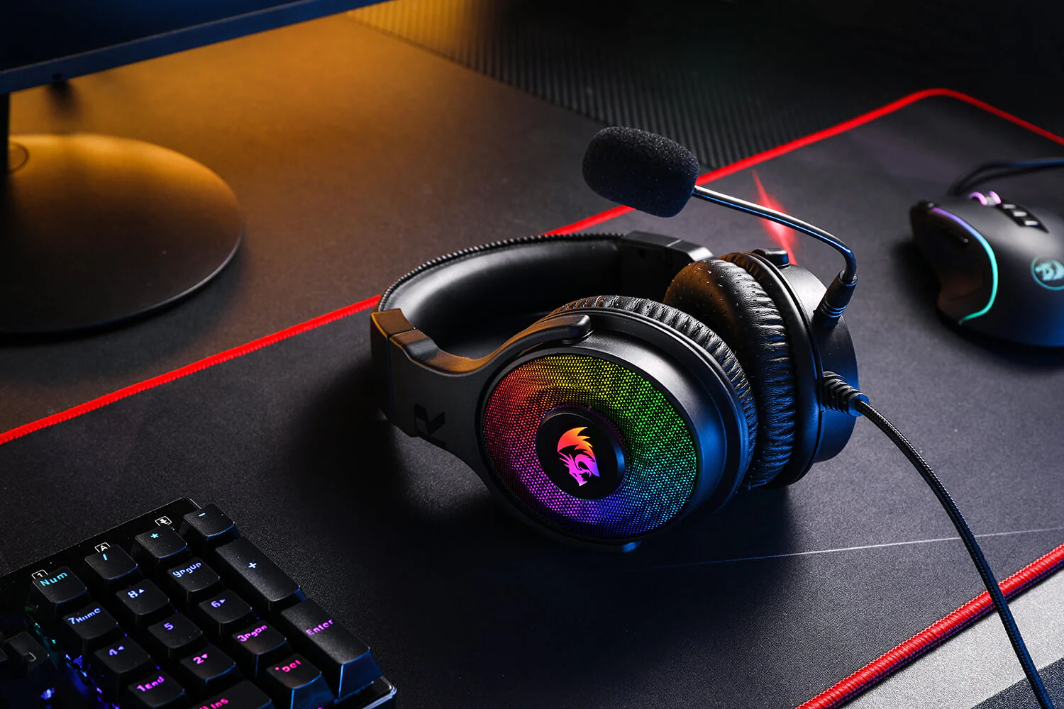 Redragon H350 Pandora RGB Wired Gaming Headset for PC