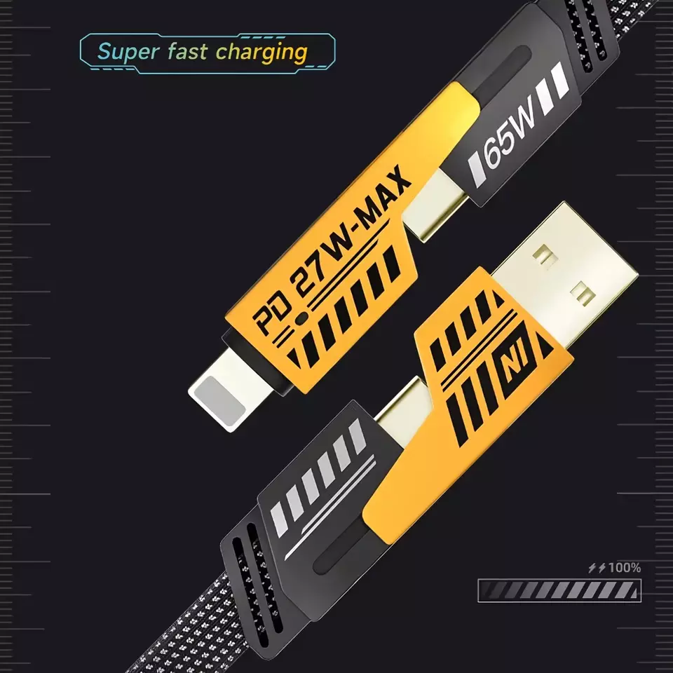 inkax Cable Zinc Alloy 4 in 1 - 65w